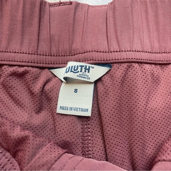 Duluth Trading Co. Women's Dry on the Fly Skort Size 8 Pink/Mauve Hiking Active - Picture 5 of 6